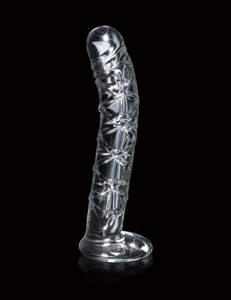 Icicles No. 60 Glass G-Spot Dong Clear