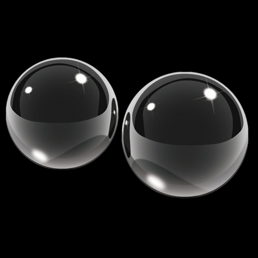 Fetish Fantasy Ltd. Ed. Medium Black Glass Ben-wa Balls
